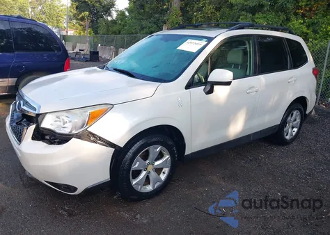 2014 Subaru Forester 2.5I Premium из США, поврежденный, VIN JF2SJAEC6EH539182